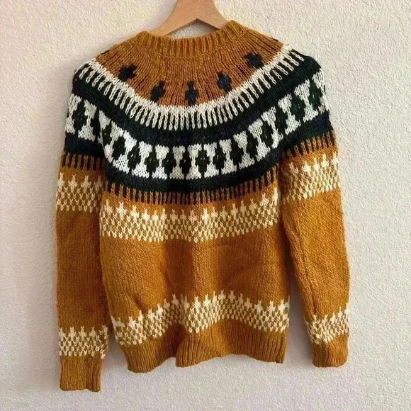 Lucky Brand Mustard Yellow Sweater XS - Picture 4 of 8